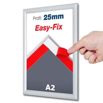 EasyFix Selvklæbende Klikramme med 25mm profil - A2