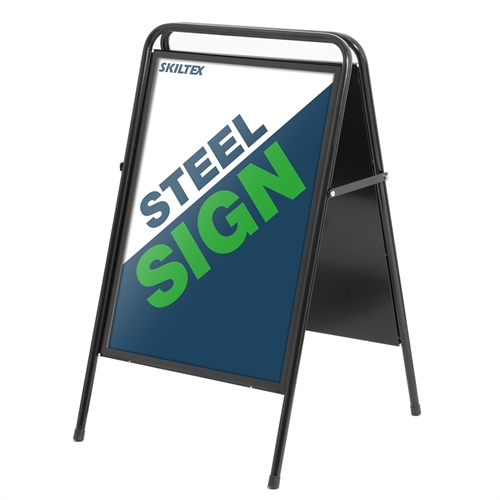 SteelSign Sort A-skilte