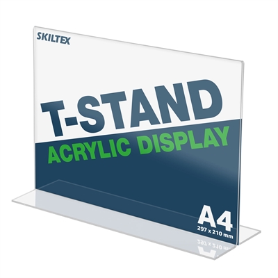 T-Stand Bredformat Akrylholder - A4