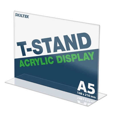 T-Stand Bredformat Akrylholder - A5