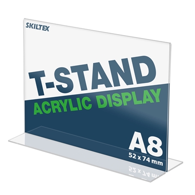 T-Stand Bredformat Akrylholder - A8