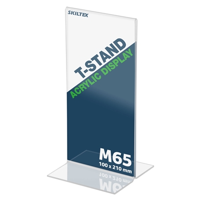 T-Stand Højformat Akryl Skilt - M65