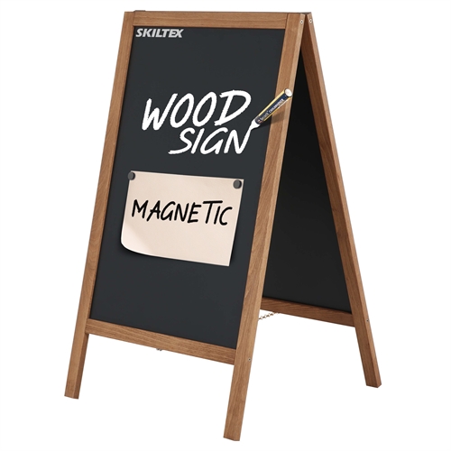 Wood-Sign magnetisk kridttavle skilte