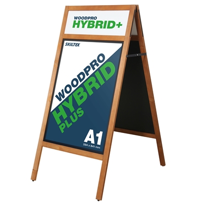 WoodPro Hybrid Plus Kridttavle Gadeskilt - A1