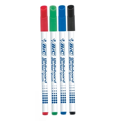 Whiteboard tusch - 2,8 mm spids - Pakke med 4 stk