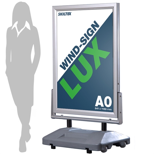 Wind-Sign LUX Gadeskilt - A0